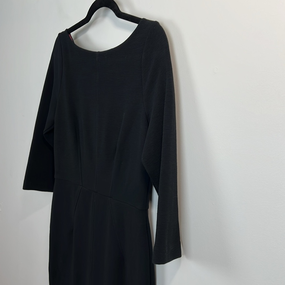 Boden Cornelia Ottoman Black Shift Dress Women’s Size 8L - Picture 10 of 16